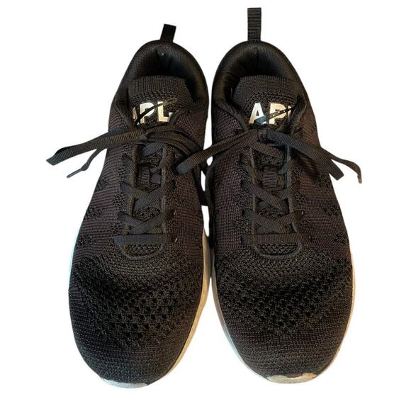 APL TechLoom Pro Running Sneaker Men’s 7 Black / White / Gum Walking Comfort - Picture 9 of 16